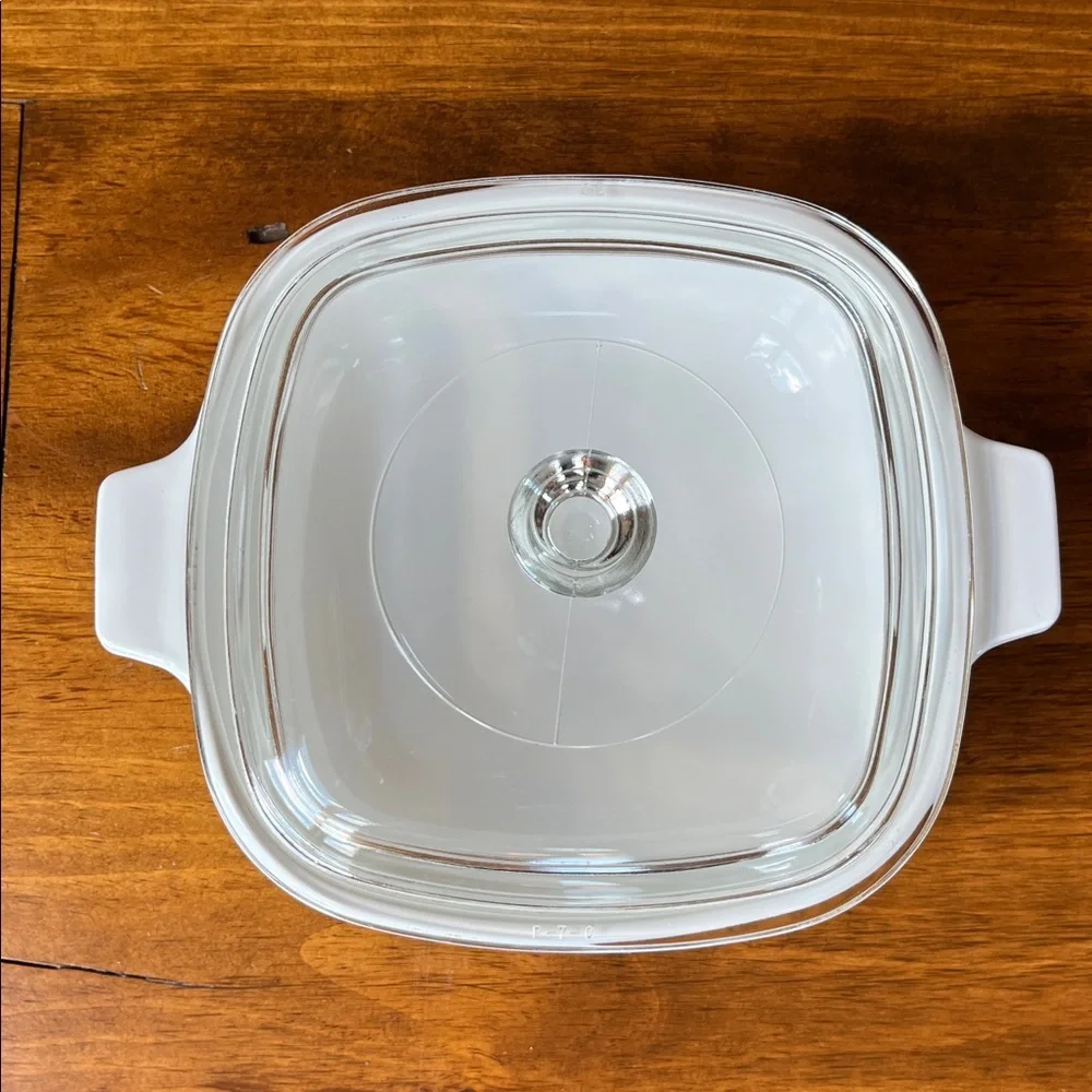 Corningware Casserole Dish P-1-B & Glass Lid 1 Qt Blue Cornflower